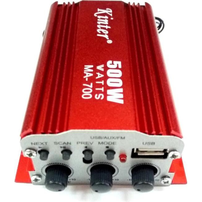 HI-FI-Verstärker 2 UKW-Funkkanäle RCA L/R USB 500 Watt 80 DB Audio 3