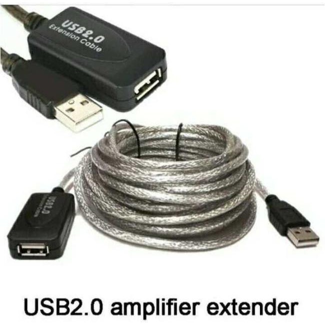 USB 2.0 verstärktes aktives Verlängerungskabel 480 Mps 10 Meter...