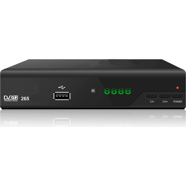 Digitaler terrestrischer Decoder DVB T2 HDMI DVB-T2 HEVC H265 Empfänger 1080p HD