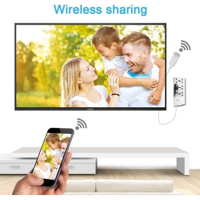 Mirascreen hdtv tv proiettore ios android mirror wireless share streaming hd...