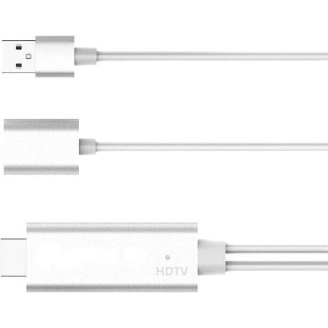 HDTV-Kabel Videoadapter Smartphone Android Lightning HDMI USB-Anschluss 6