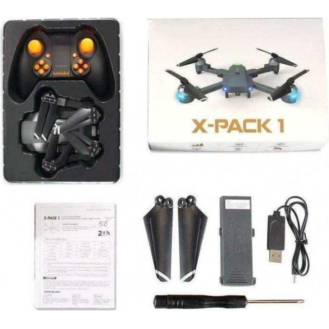 Drohne Quadrocopter funkgesteuerte 2,4-GHz-Kamera-Video-Foto-USB-LED-App 6
