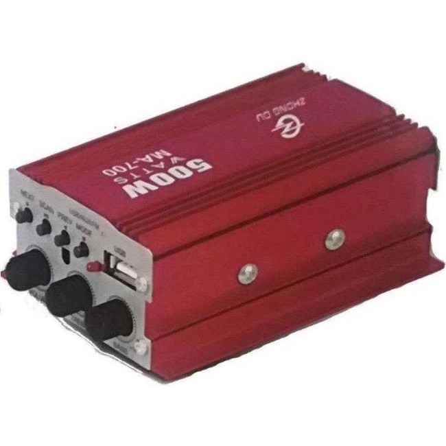 MA-700 Mini-Audio-Stereo-Verstärker 12 V FM MP3-Player USB-Auto-Fahrzeuge...