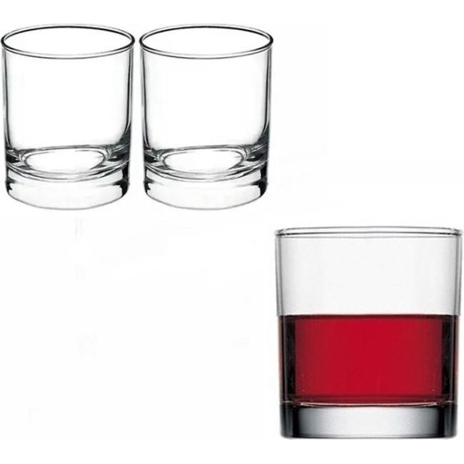 3x Wassergläser Mod. Cortina Vino 19,5cl in transparentem Getränkeglas